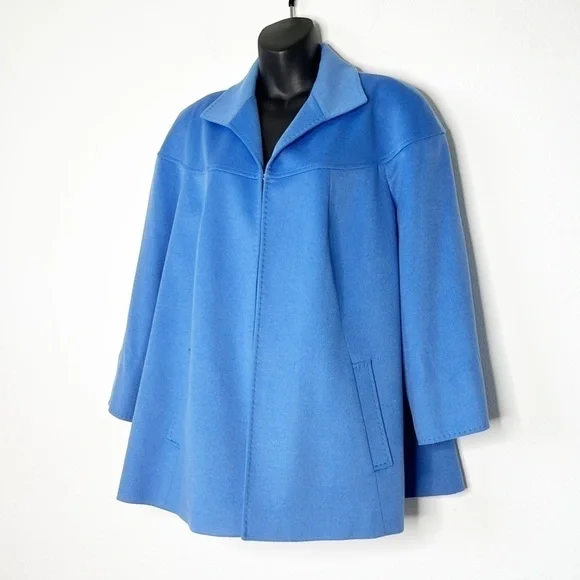 Lafayette 148 New York Woman WOOL Open Front Jacket ITALY Size 16 - Picture 8 of 14